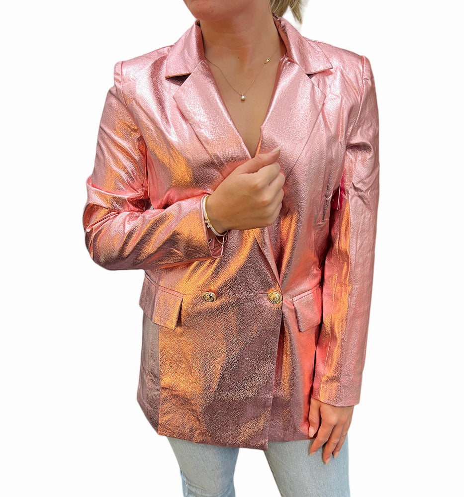 
            
                Load image into Gallery viewer, Avery Blazer - Pink
            
        