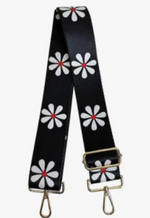 Flower Bag strap - Black