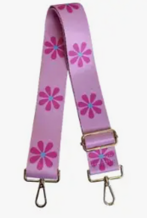 
            
                Load image into Gallery viewer, Flower Bag Strap - Pink
            
        