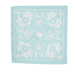 
            
                Load image into Gallery viewer, Texas Sun Embroidered Bandana - Blue
            
        