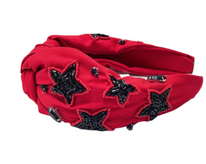 
            
                Load image into Gallery viewer, Star Red/Black Headband
            
        