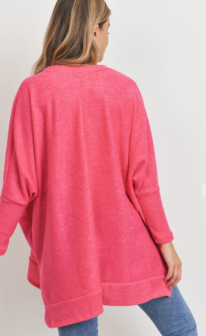
            
                Load image into Gallery viewer, Rib Open Side Top - Pink
            
        