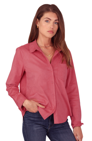 
            
                Load image into Gallery viewer, Roxy Suede Shirt
            
        