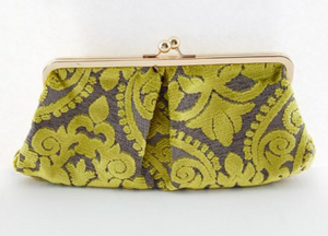 Kate Clutch - Green Floral