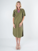 Poppy Caftan - Army