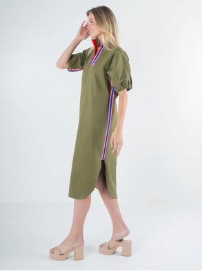 Poppy Caftan - Army