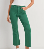 Green Cropped Flare