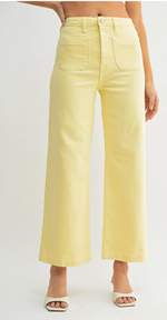 Sunshine Patch Pocket Wide Leg