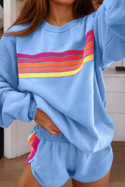 Neon Stripe Set - Blue
