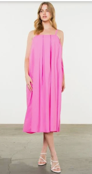 Poplin Maxi Dress