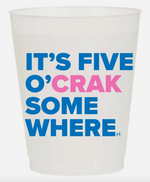 “It’S 5 O’Crak Somewhere” Mahjong Frost Flex Cups