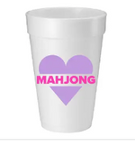 Heart Mahjong Cups