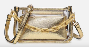 Jessica Clear bag with Chain