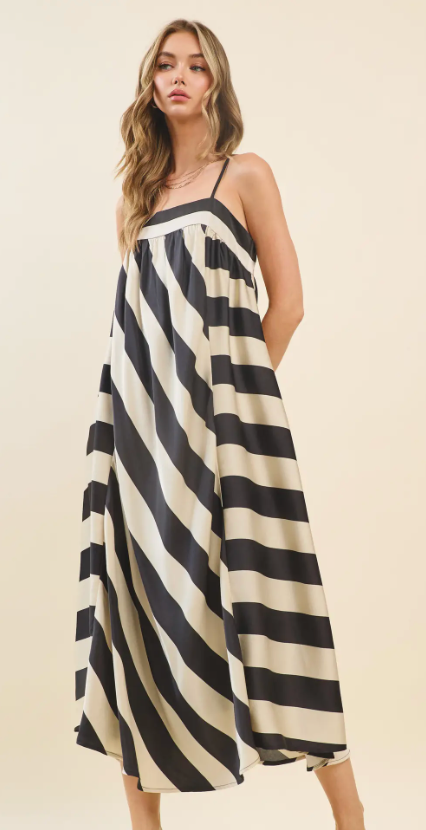 Bold Striped Dress