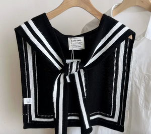 Stripe Knotted Shawl