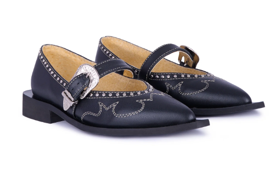 Jordana Buckle Flats