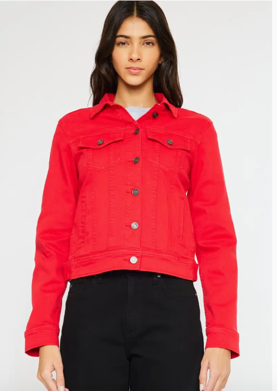 Red Denim Jacket