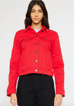 Red Denim Jacket
