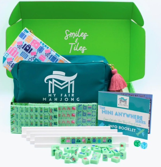 Mini Travel Mahjong | Mini Anywhere Series | Green