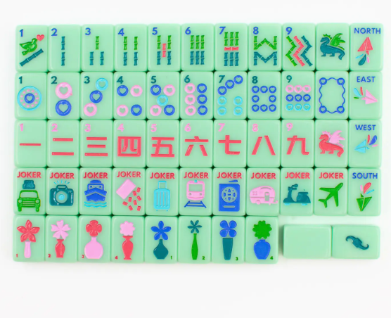 Mini Travel Mahjong | Mini Anywhere Series | Green