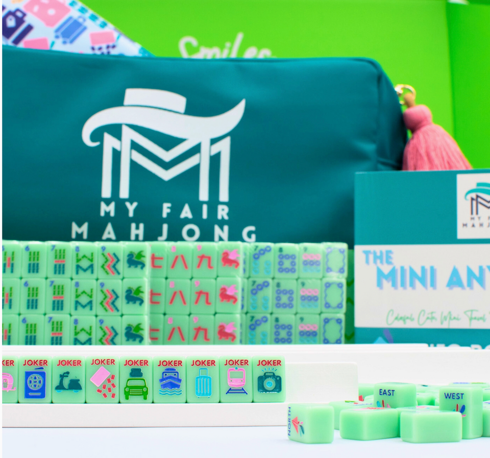 Mini Travel Mahjong | Mini Anywhere Series | Green