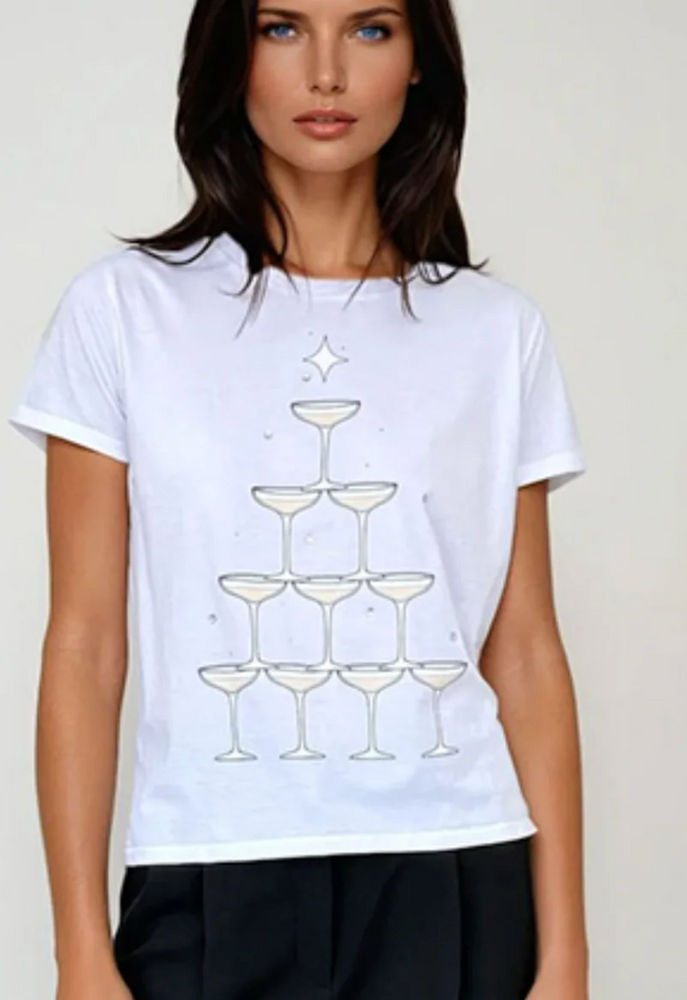 Champagne Tower Tee