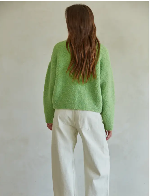 Lime Knit Sweater