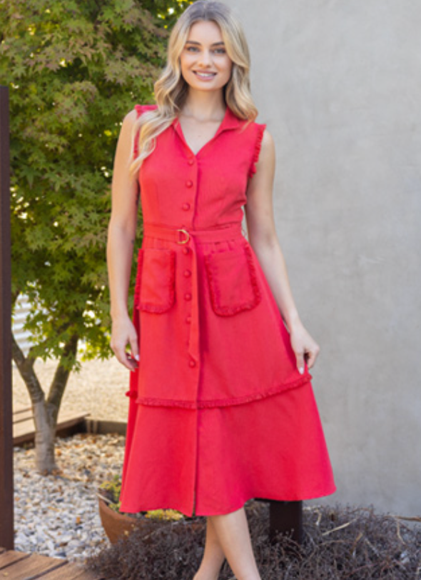open lace back dress Lendina