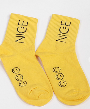 Nice Crew Socks - Yellow