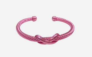 Colorful Cable Cuffed  Bracelet