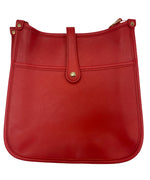 Corbyn Vegan Messenger Bag-Red